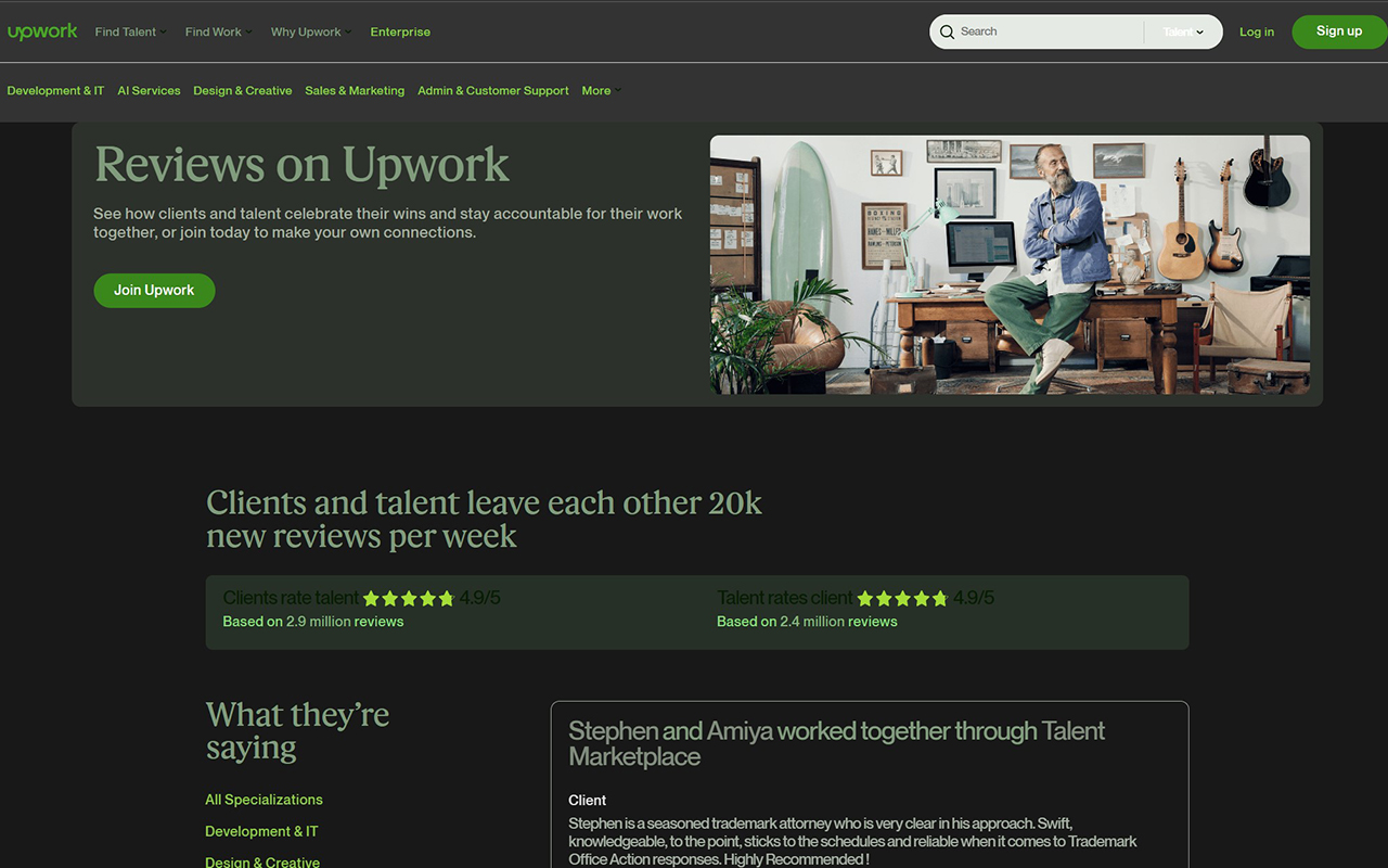 UpDark - Upwork Dark Mode