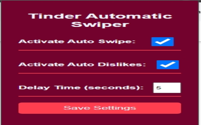 Tinder Automatic Swiper