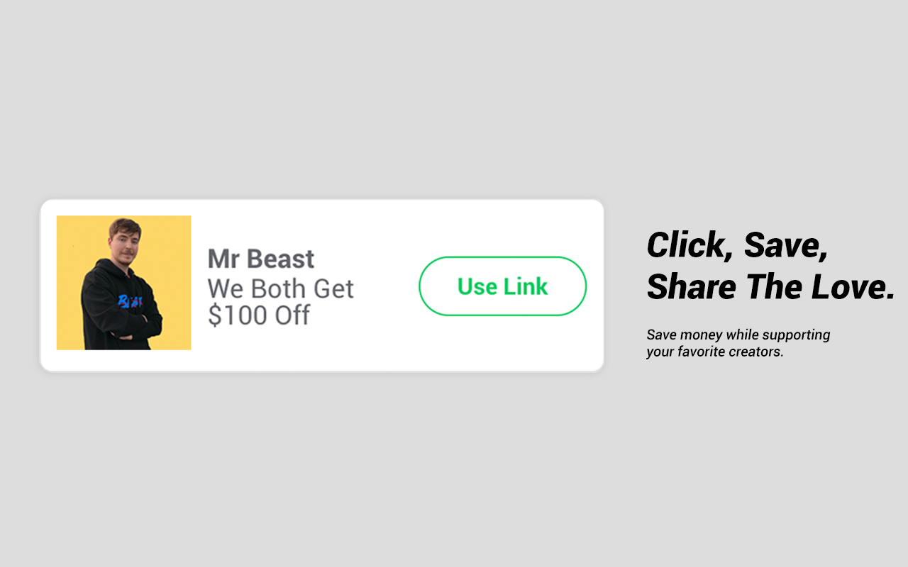 Link2save Discount & Referral Link Finder