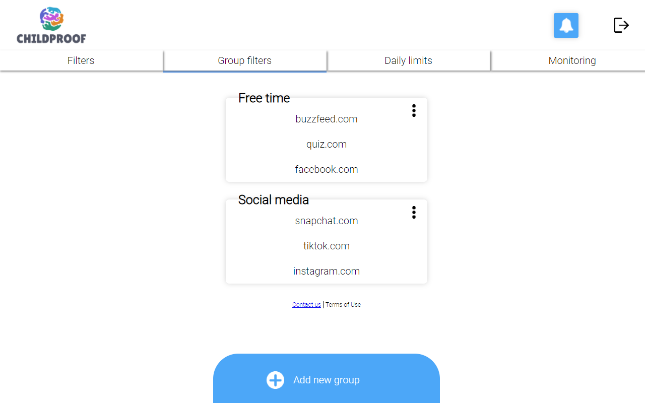 Parental control safety
