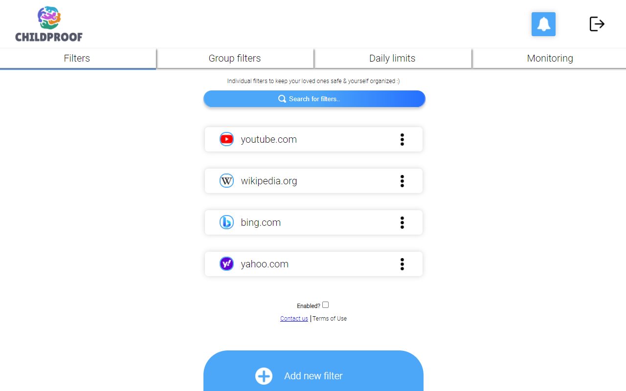 Parental control safety