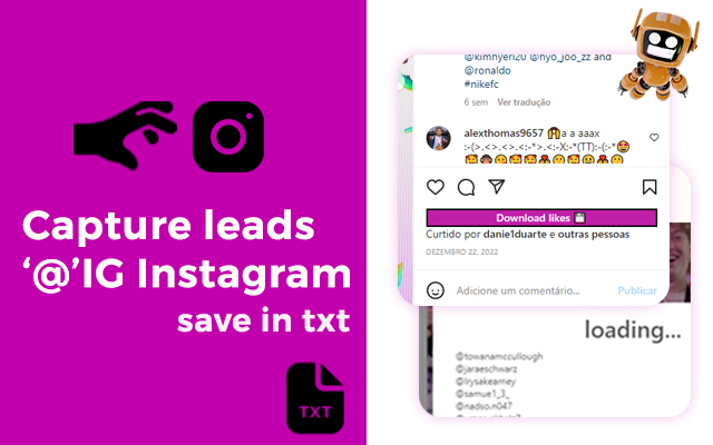 Capture leads IG Instagram