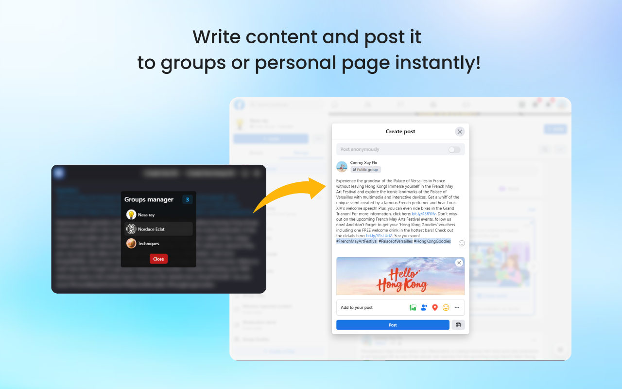 ChatGPT For Facebook