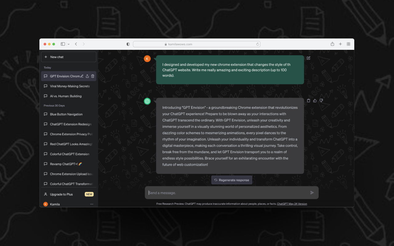 WhatsApp ChatGPT Theme