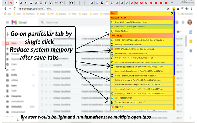 My Tabs Saver: Quick Tab