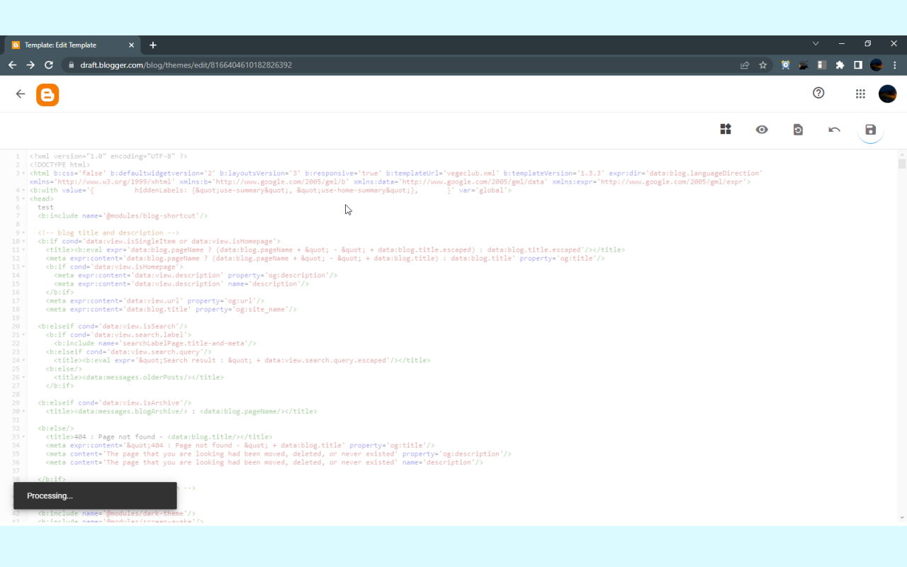 Blogger HTML Editor Hotkey