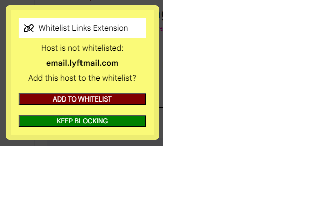 Whitelist Links