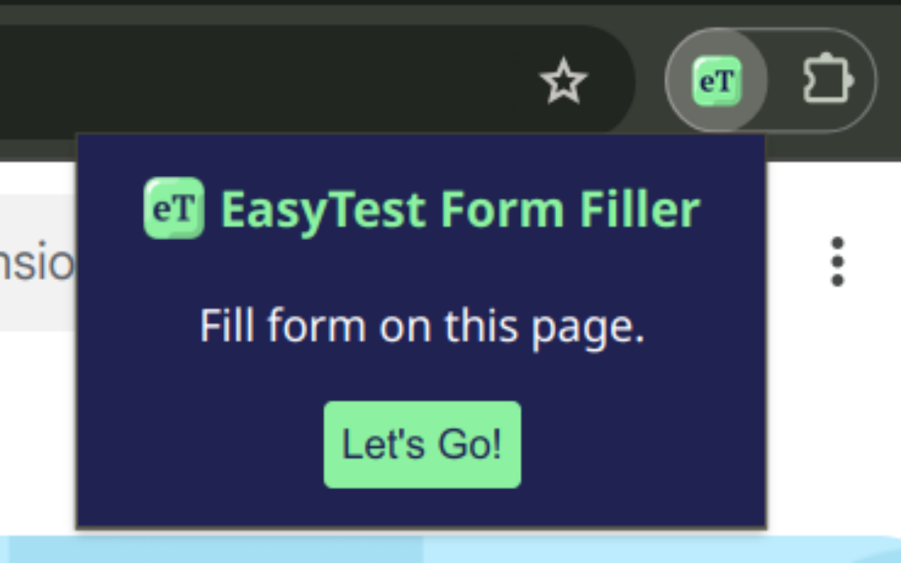EasyTest Form Filler