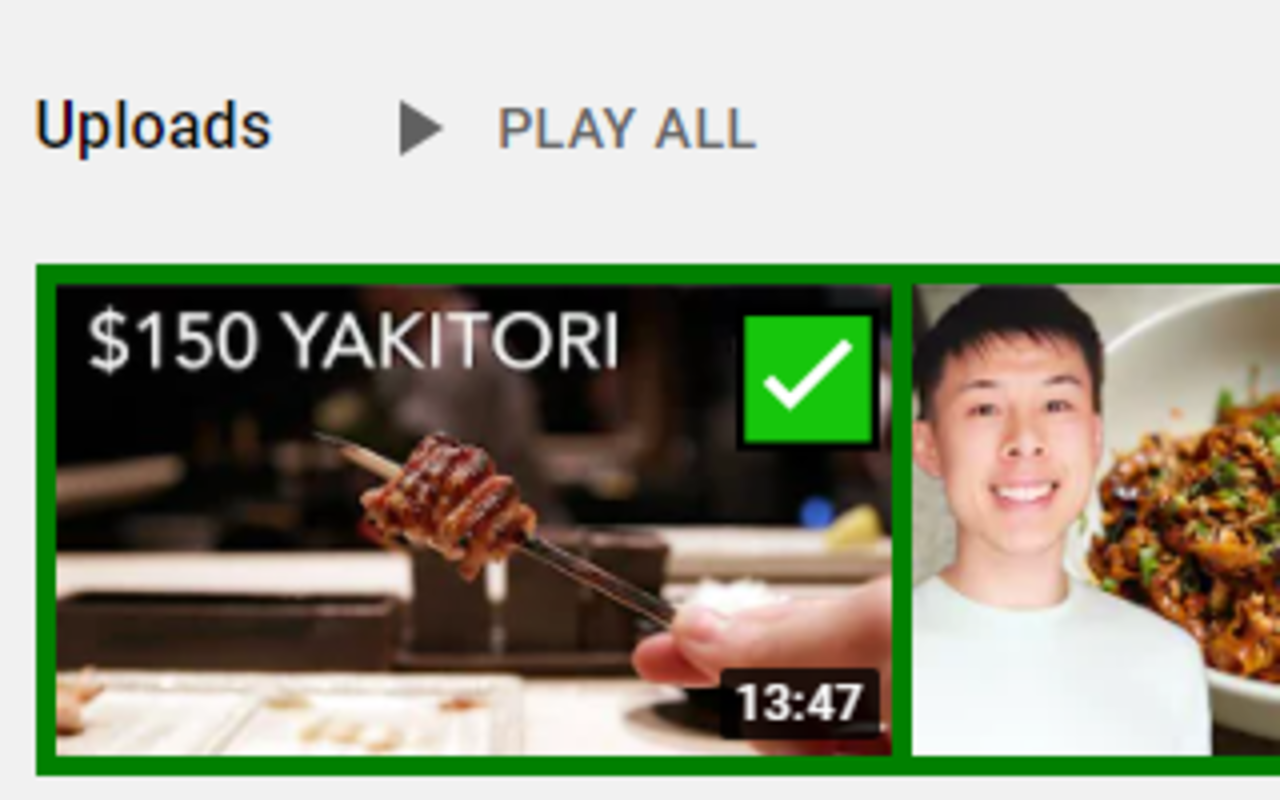 Youtube Thumbnail Filter