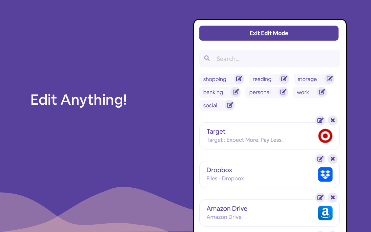 Kuhu - A Simple & Organized Bookmarks Manager
