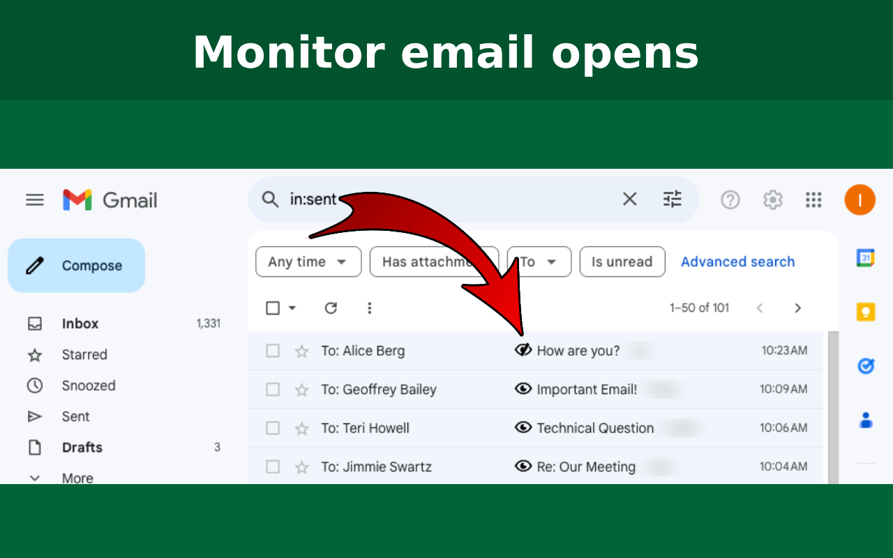 Email Eye - Email Tracker for Gmail