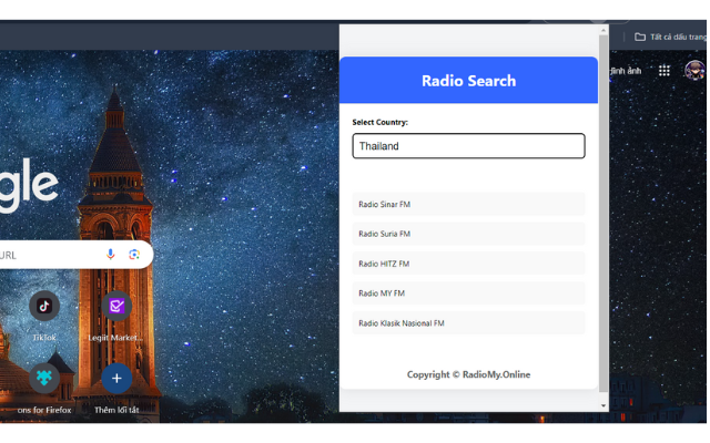 Radio Channel Finder