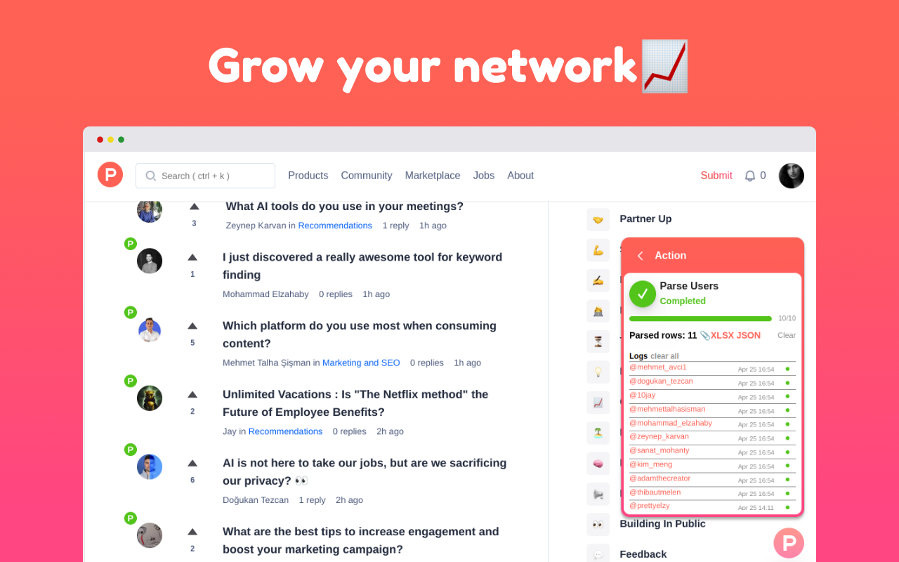Product Hunt Extension: Helper