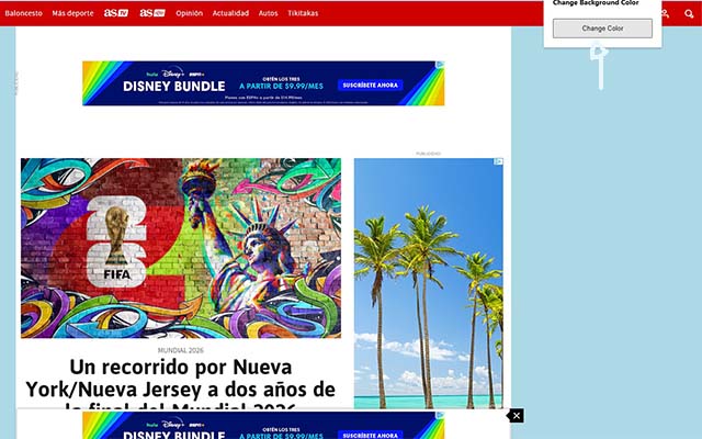 Change Background Color