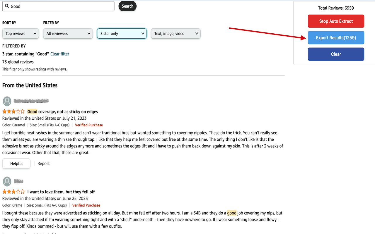 Amazon Reviews Scraper