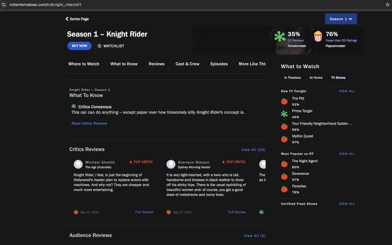Nitefall: Dark mode