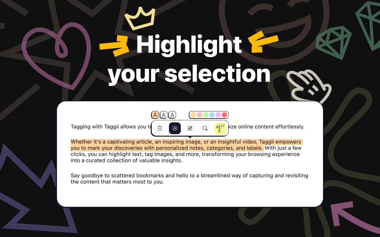 Taggii: Highlight & Annotate Websites