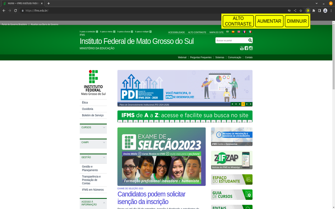 Acessibilidade Visual