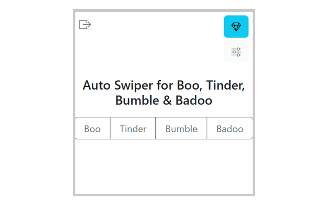 Auto Swiper for Boo, Tinder, Bumble & Badoo