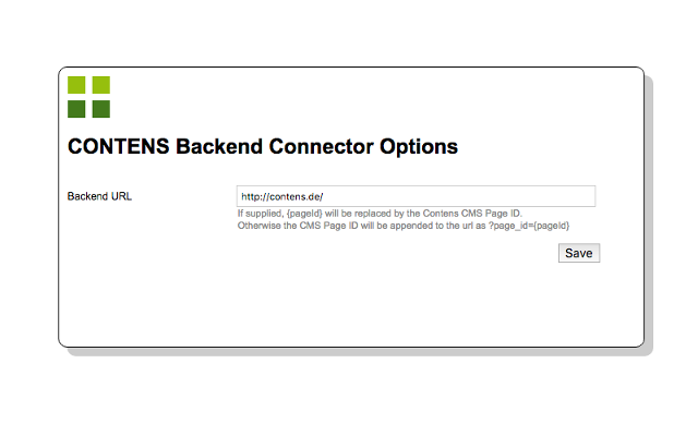 CONTENS Backend Connector