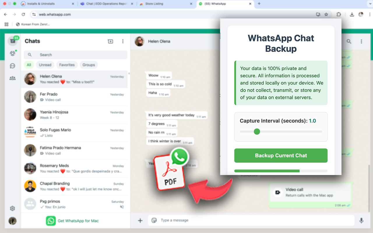 WhatsApp Chat Backup