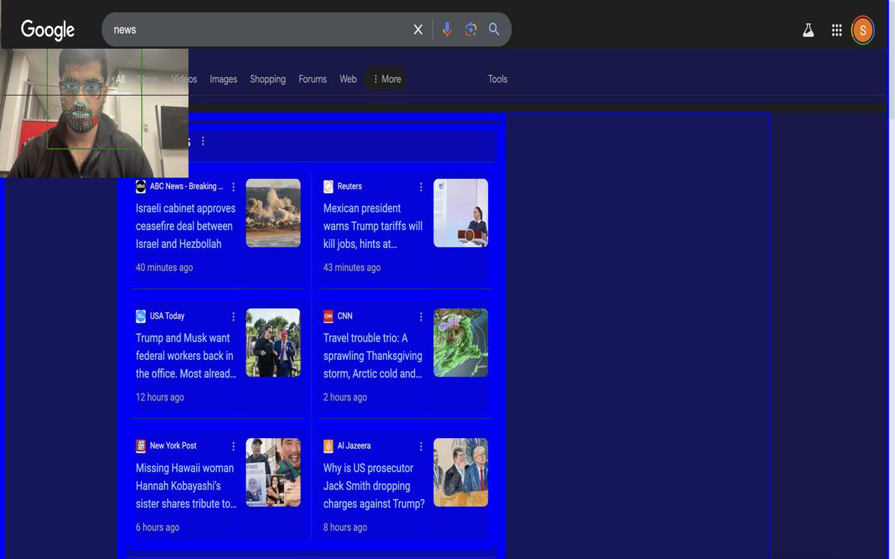 Eye-Controlled Web Component Highlighter