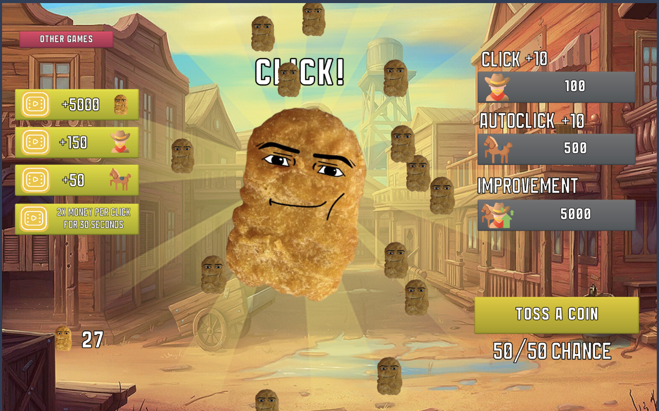 Nugget Clicker : Clicker Games