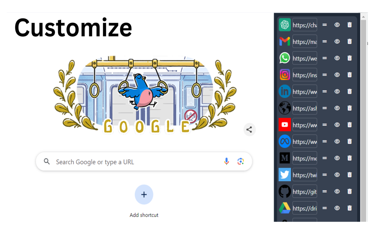 SMS - Social Media Shortcut by ASHABB