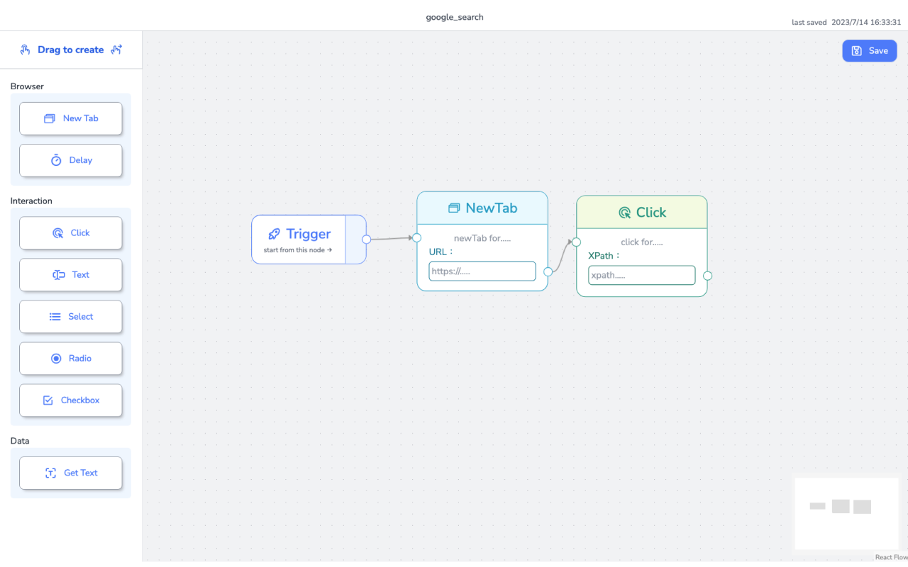 elfin - browser automation tool