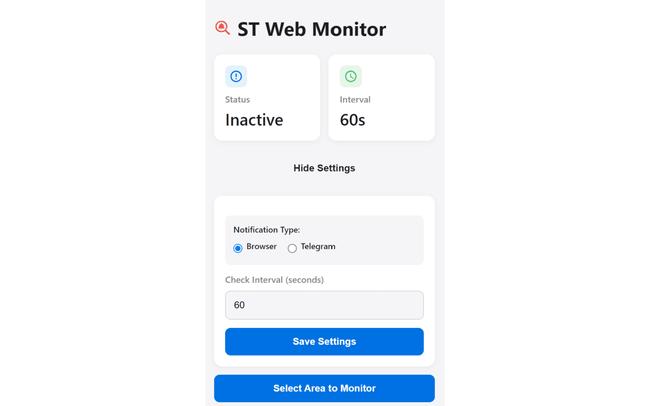ST Web Monitor