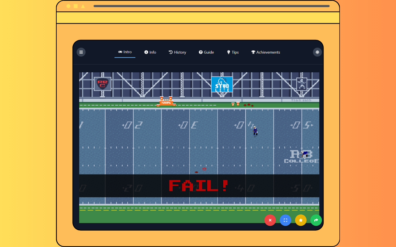 Retro Bowl College Unblocked Game