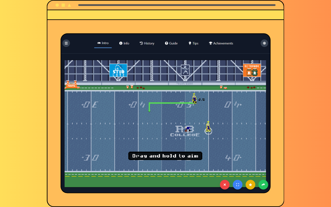 Retro Bowl College Unblocked Game