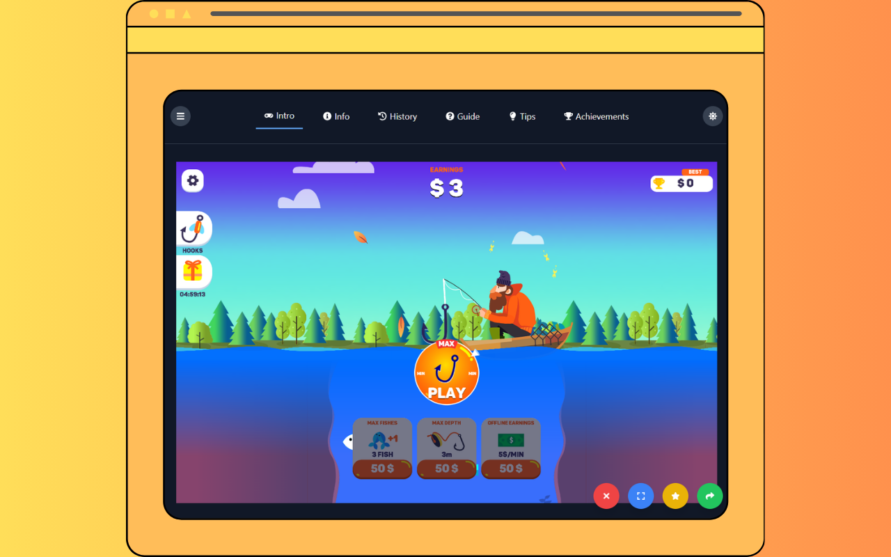 Tiny Fishing Unblocked Game