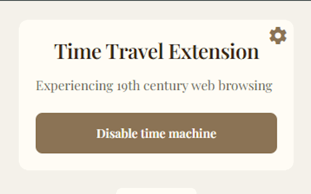 Time Travel Extension