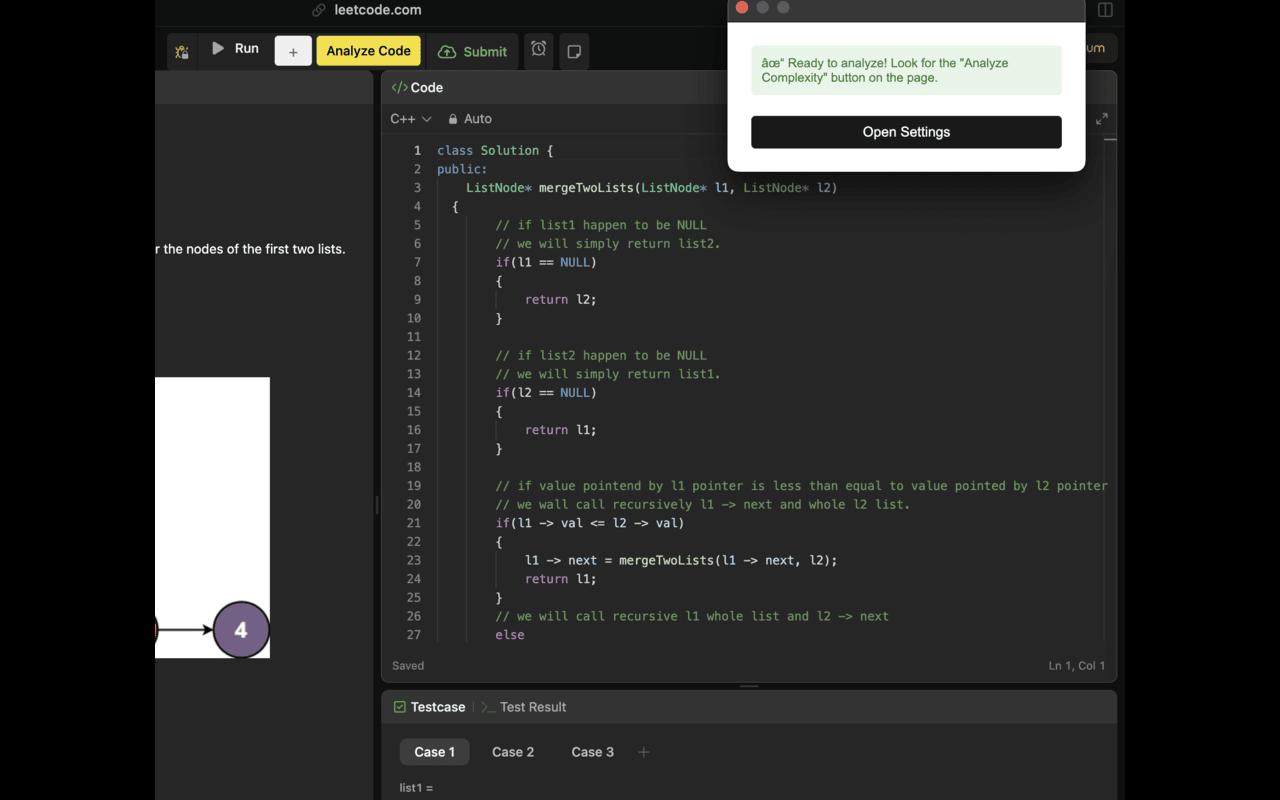 LeetCode Complexity Analyzer