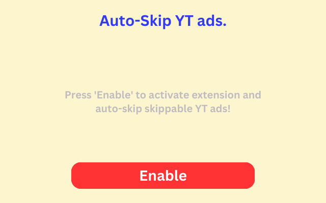 Auto-skip YT Ads