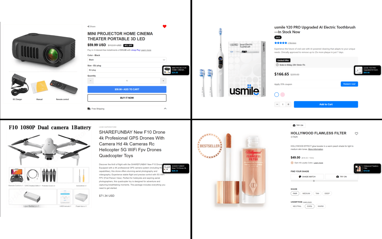 Dropped | Automatic Best Price Finder