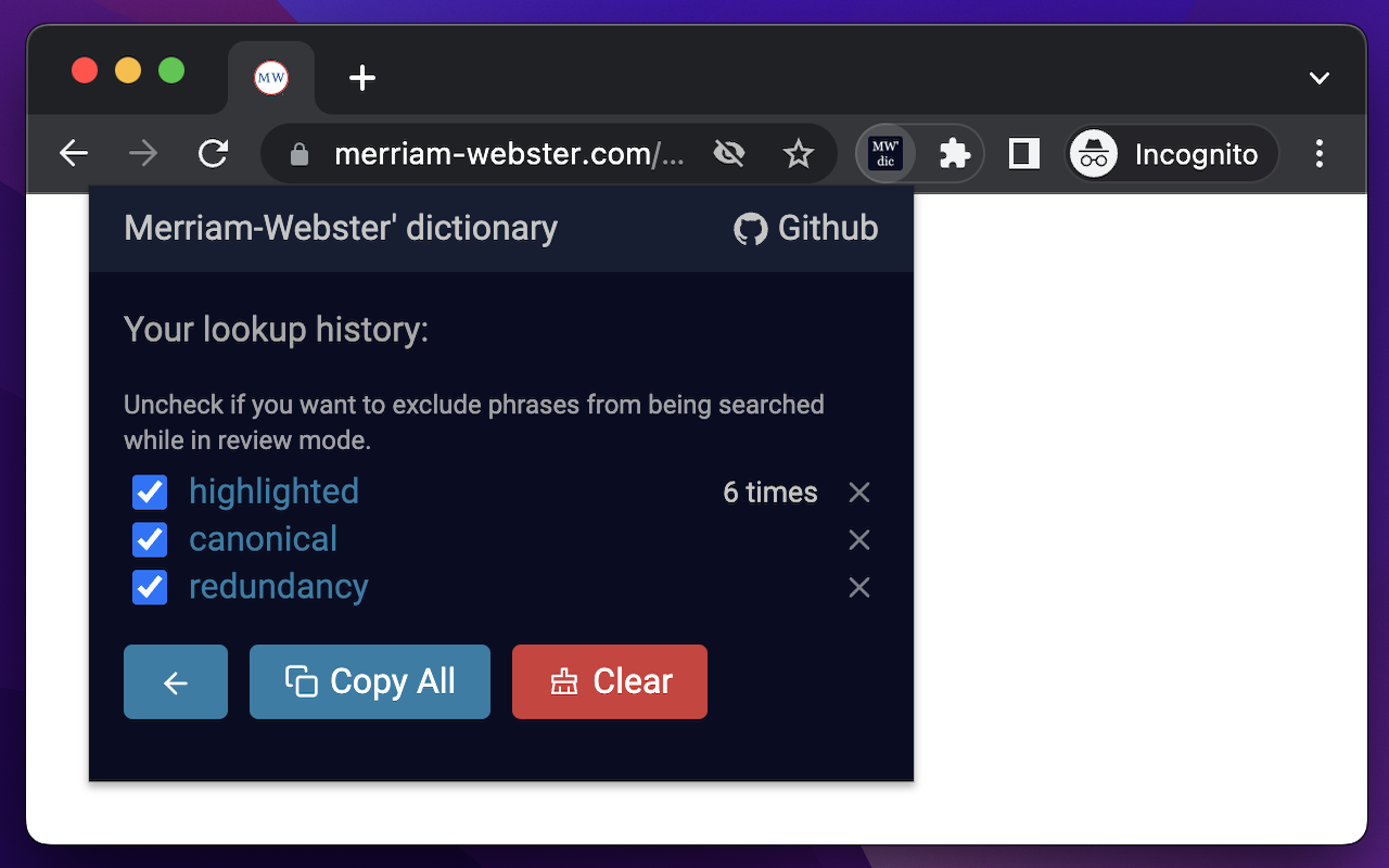 English-to-English Definitions - Merriam-Webster Dictionary
