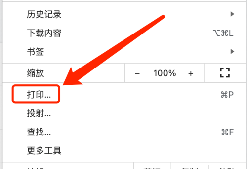 谷歌浏览器Google Chrome For Mac如何自定义打印页面