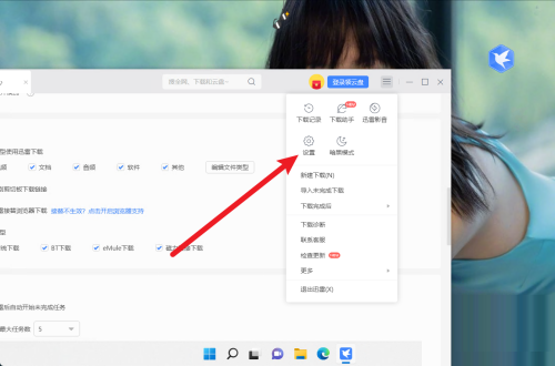 迅雷11怎么设置任务管理