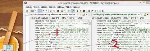 Beyond Compare如何修改网页代码