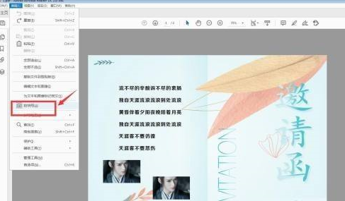 Adobe Acrobat Reader DC如何使用拍快照