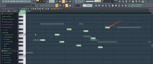 FL Studio如何选中音符