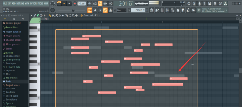 FL Studio怎么对齐音符