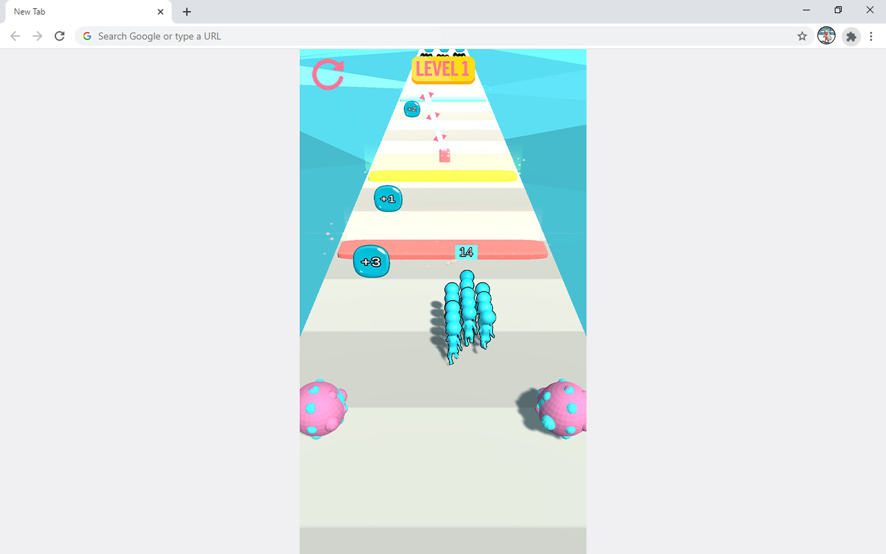 Crowd Pusher Hyper Casual Game