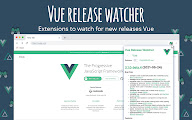 Vue release watcher