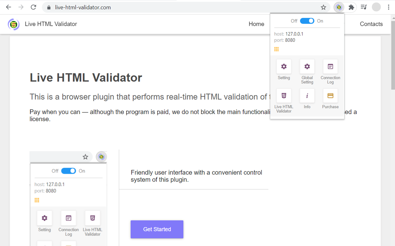 Live HTML Validator