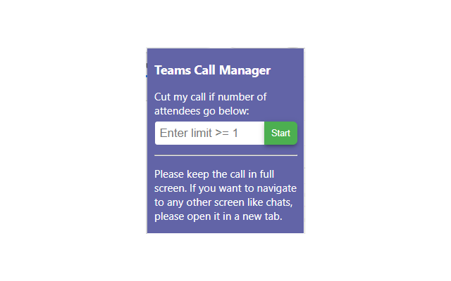 Teams Call Manager