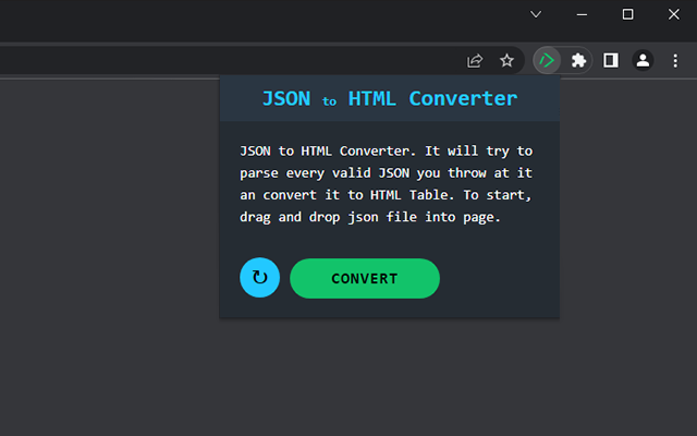 JSON to HTML Converter