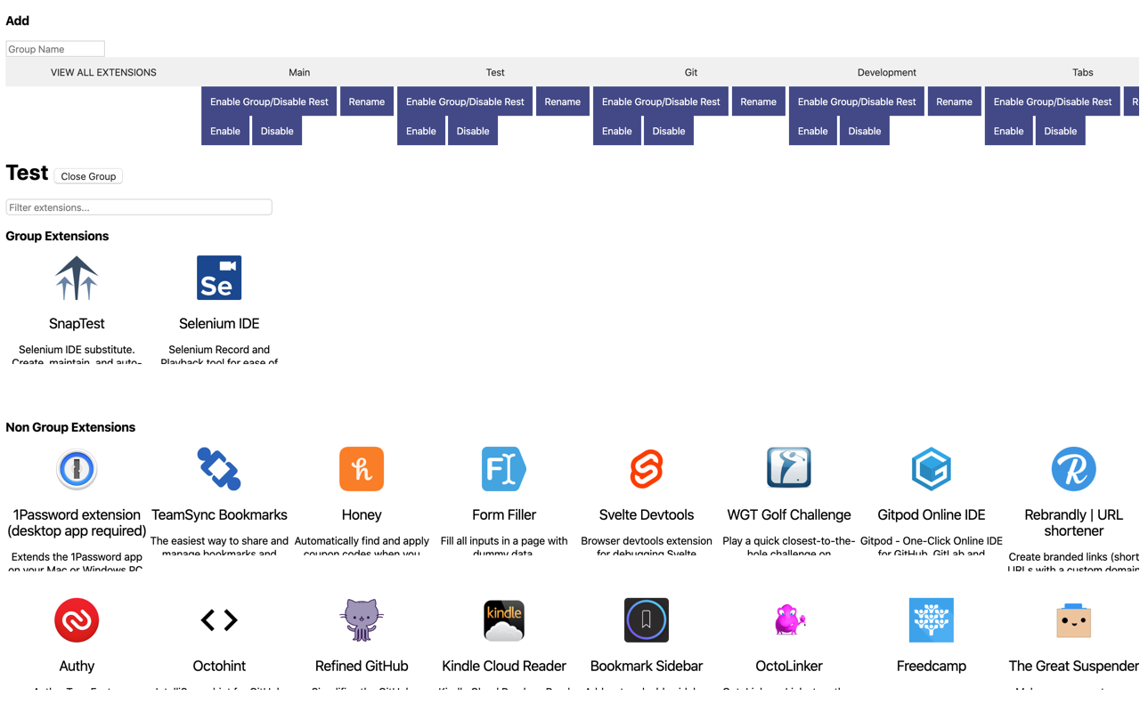 FC Extension Manager